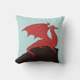 手描きストロークドラゴンデザイン クッション