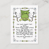 手描きストークブックベビー エンクロージャーカード (正面)