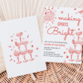 手描きスピリッツ明るいクリスマスパーティー 招待状