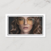 手描きソーシャルメディアアイコン写真 コーリングカード (裏面)