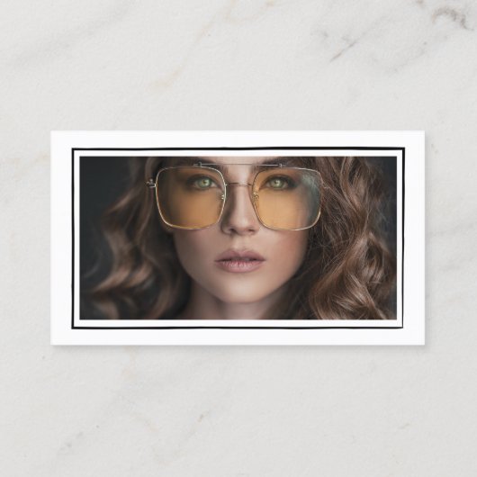 手描きソーシャルメディアアイコン写真 コーリングカード (裏面)