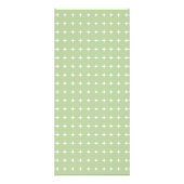 手描きタイポグラフィセージ結婚グリーンのメニューカード ラックカード (裏面)