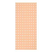 手描きタイポグラフィ結婚桃のメニューカード ラックカード (裏面)