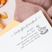 手描きダックファミリーファームフレッシュエッグカートン ラバースタンプ