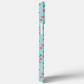 手描きチェリー 水彩画 ピンク ティール Case-Mate iPhoneケース (裏面 / 右)