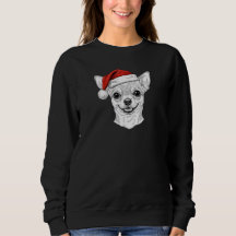 手描きチワワのクリスマス オーダーネーム入りドッグ