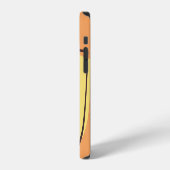 手描きチーズ: アーティスティックなシームレス パターン。 iPhoneケース (左側面)
