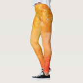 手描きテラコッタのレギンスa レギンス (左)