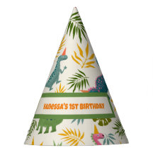 手描きディーノマイト誕生日パーティカラフルー