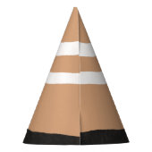 手描きトラフィック建築コーンパーティー帽子 パーティーハット (裏面)