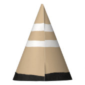 手描きトラフィック建築コーンパーティー帽子 パーティーハット (裏面)