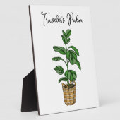 手描きトラベラーズパーム フォトプラーク (側面)