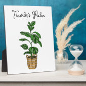 手描きトラベラーズパーム フォトプラーク (側面)