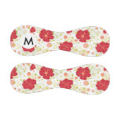 手描きハイビスカス模様 野球ボール (パネル)