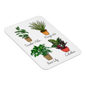 手描きハウスプラントアート マグネット (右側)