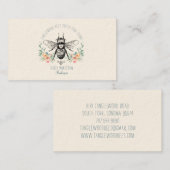 手描きハニービーキーパーアピラフローラ 名刺 (正面/裏面)