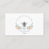 手描きハニービーキーパーアピラフローラ 名刺 (正面)