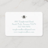 手描きハニービー養蜂場ハニープロダクツ広場 名刺 (裏面)