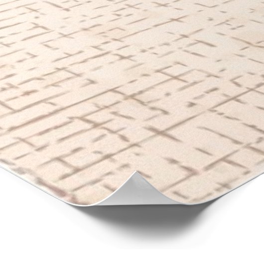 手描きハート ポスター (角)