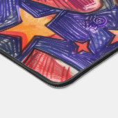 手描きハート&星 デスクマット (コーナー)