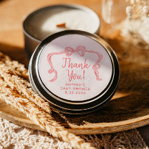 手描きバウ女の子の赤ちゃんシャワー好意ステッカー