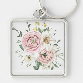 手描きバラポシー キーホルダー