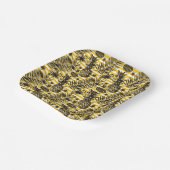 手描きパイナップル ペーパープレート (傾斜あり)