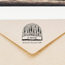 手描きパインズランドスケープファミリー差出人住所