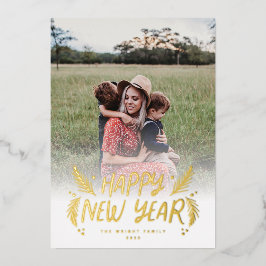 手描きパインベリー 箔シーズンカード