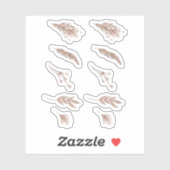 手描きパンパスグラスウィートプランナー シール (シート)