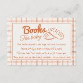 手描きパン男女兼用ベビーブックリクエスト エンクロージャーカード (正面)