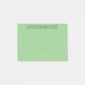 手描きパーソナライズされた学校用品パターン ポストイット (正面)