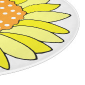 手描きヒマワリ カッティングボード (角)