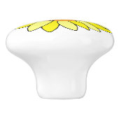 手描きヒマワリ セラミックノブ (側面)