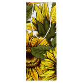 手描きヒマワリ ワインギフトバッグ (裏面)