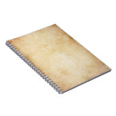 手描きヒョウのプリント、水色のテクスチャ。 ノートブック (右側)