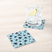 手描きビーイラストレーションコースター スクエアペーパーコースター (インサイチュ)