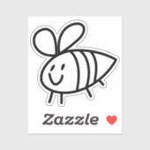 手描きビーカスタムカットビニール シール (シート)