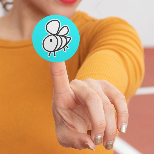 手描きビーカスタムカットビニール シール