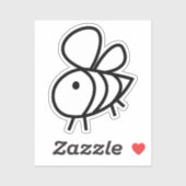 手描きビーカスタムカットビニール シール (シート)