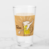 手描きビール タンブラーグラス (裏面)