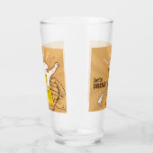 手描きビール タンブラーグラス (左)