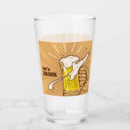 手描きビール タンブラーグラス