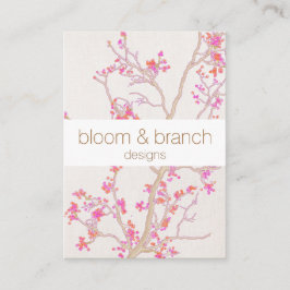手描きピエレガントンクさくらんぼフローラ 名刺