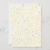 手描きピニャタメキシカンフィエスタ誕生日パーティー 招待状 (裏面)