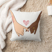 手描きピンキーの誓いピンキー約束の概念 クッション (ブランケット)