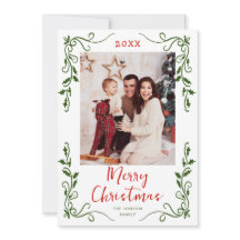 手描きファンキー落書きレトロクリスマスフォト