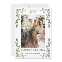 手描きファンキー落書きレトロクリスマスフォト