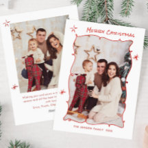 手描きファンキー落書きレトロクリスマス2写真