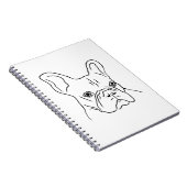 手描きフレンチー顔 ノートブック (右側)